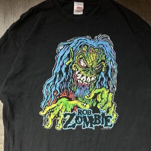 Vintage‎ 2005 Rob Zombie "Demonoid Deluxe" Promo T-Shirt By Winterland Sz XL EUC